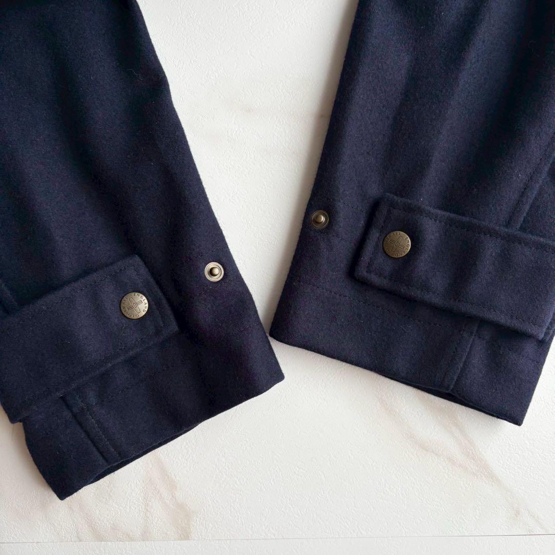 専用◆着丈114 グローバーオール ダッフルコート ロング 紺