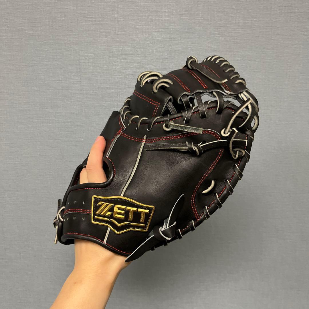 1124 ZETT ネオステイタス 極美品 軟式 キャッチャーミット