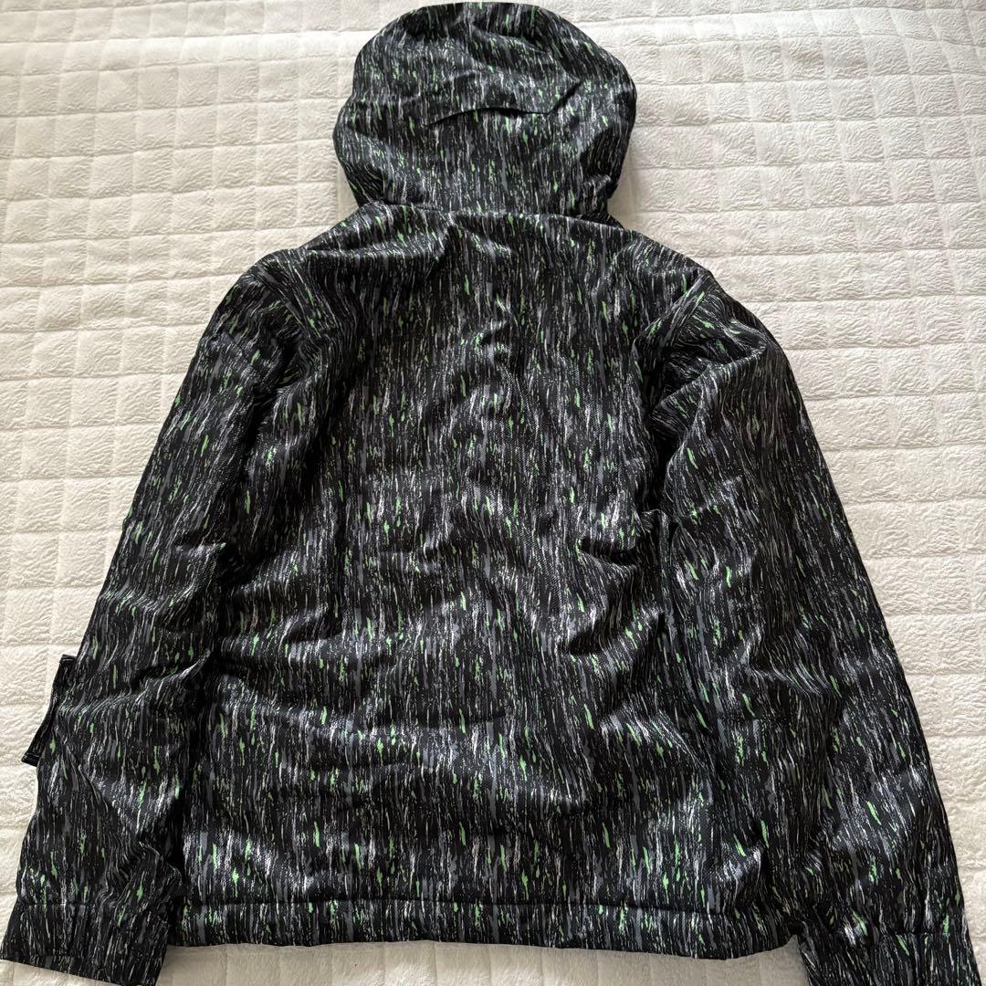 美品　DIFENDER メンズMサイズ スキーウェア 黒/緑スノーウェア　スノボ