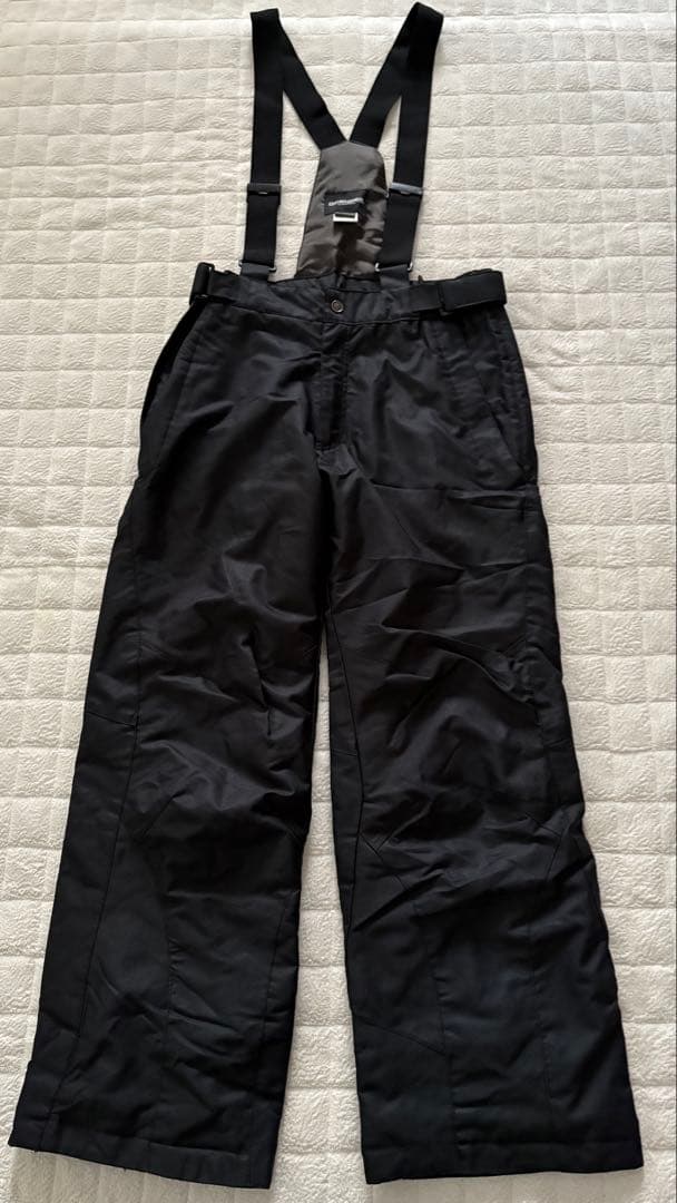 美品　DIFENDER メンズMサイズ スキーウェア 黒/緑スノーウェア　スノボ