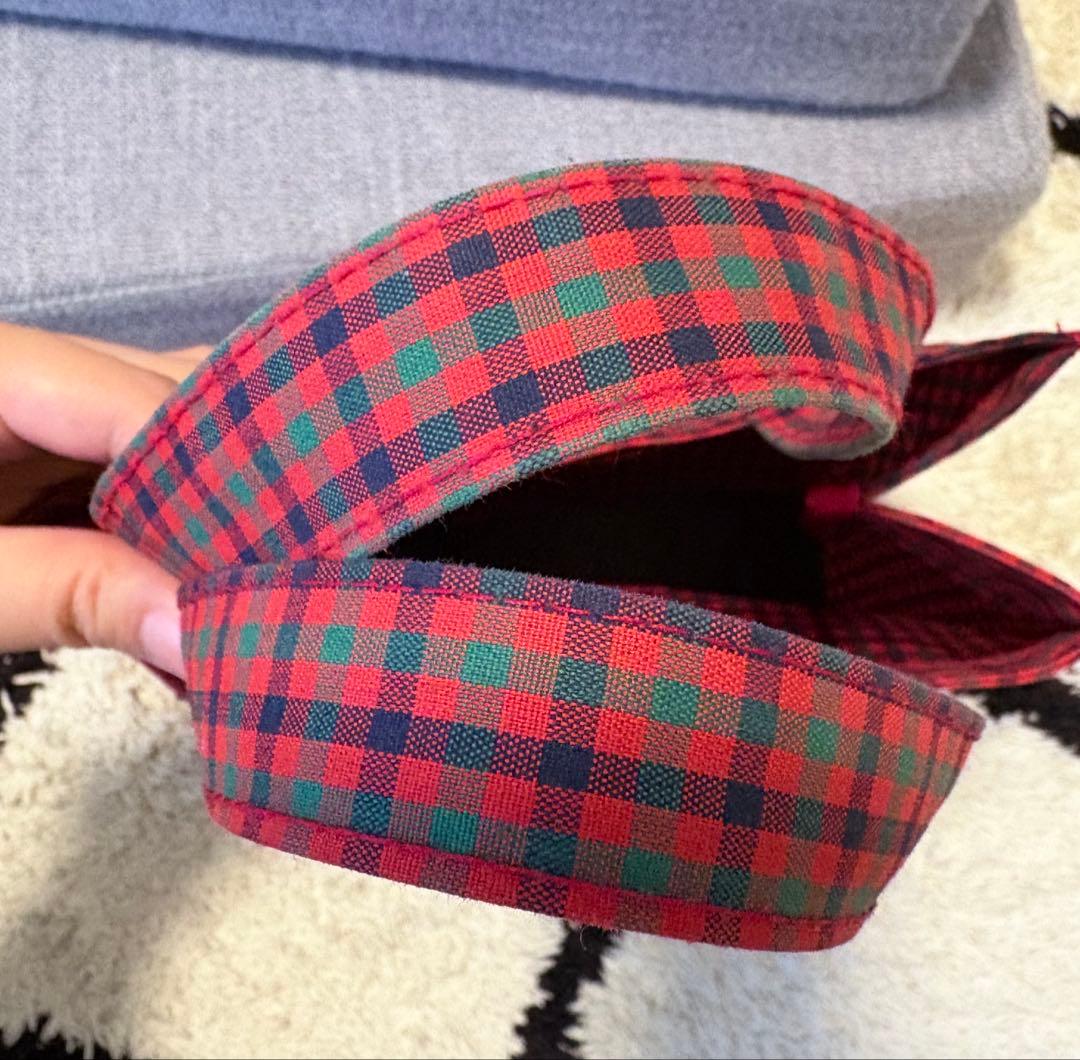 familiar チェック柄 トートバッグ小