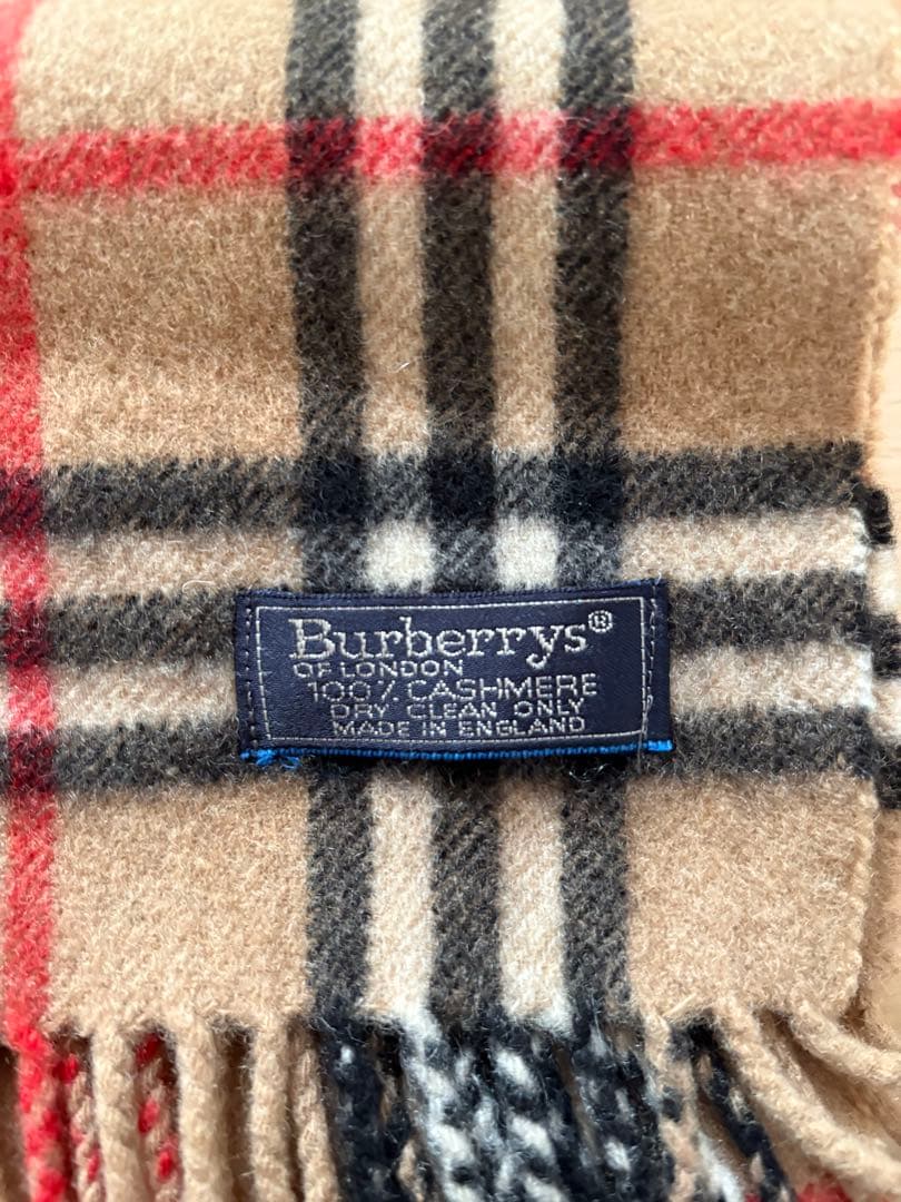 BURBERRY カシミアマフラー 英国製