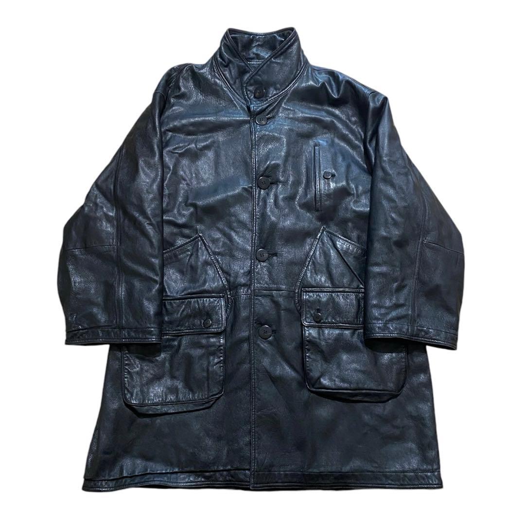 m*o様 i.s issey miyake リバーシブルレザーコート