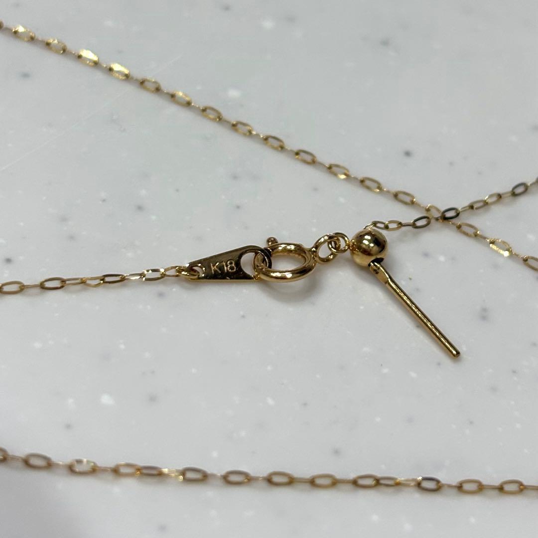 18金 K18 ゴールド ネックレス ハート パール プレゼント ジュエリー