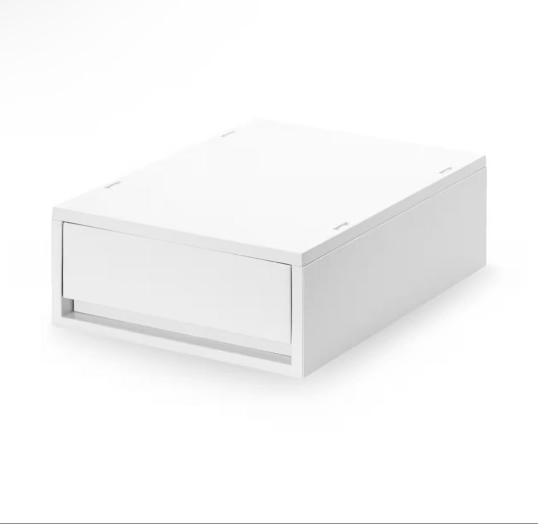 無印良品 ポリプロピレンケース・引出式・深型・ホワイトグレー