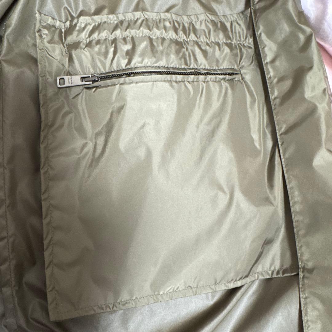 Chloe　プラダ　オリーブ色 フード付きロングコート