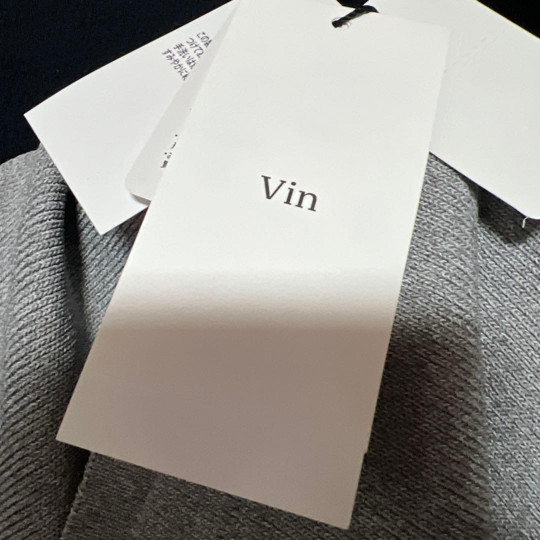 新品未使用タグ付き　定価22000円　Vin ニットドッキングデニムジャケット