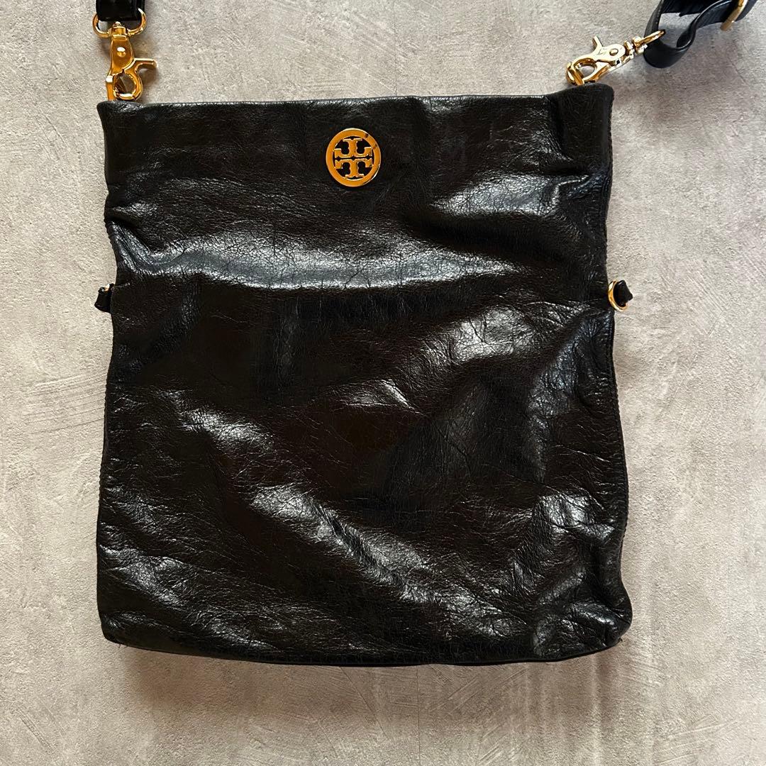 バッグ tory burch grunge shoulder bag y2k black
