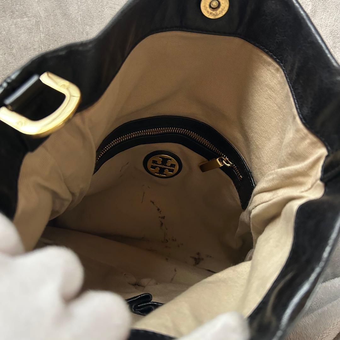 バッグ tory burch grunge shoulder bag y2k black