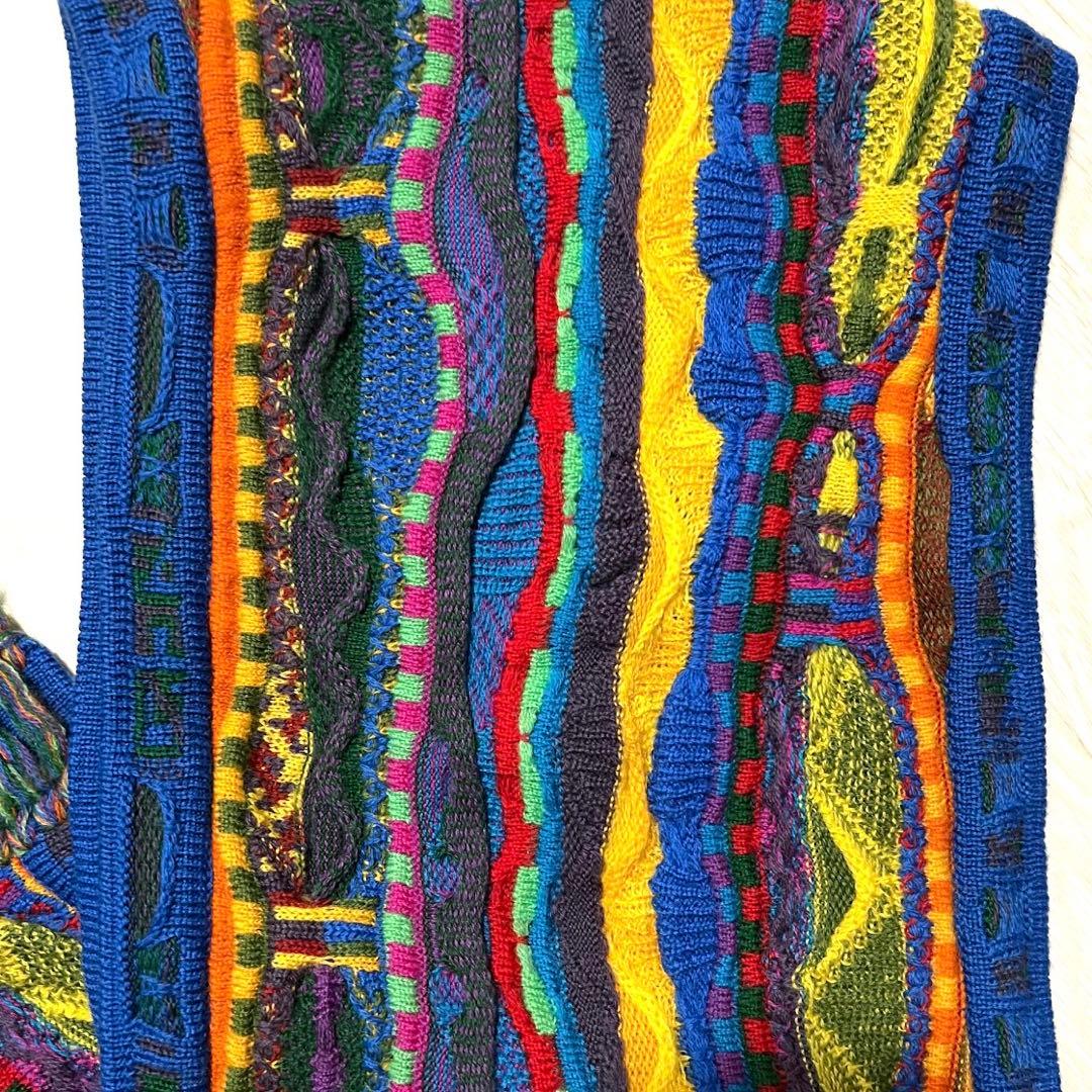 COOGI マフラー 激レア 一点物 デザイン 90s 00s 虹色 レインボー