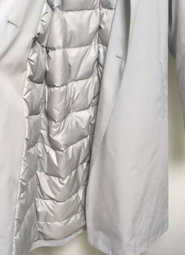 Ballsey TOMORROWLANDライトグレーダウンロングコート