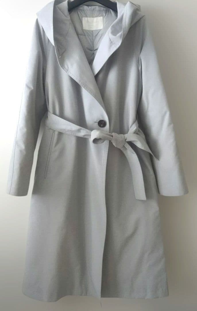 Ballsey TOMORROWLANDライトグレーダウンロングコート