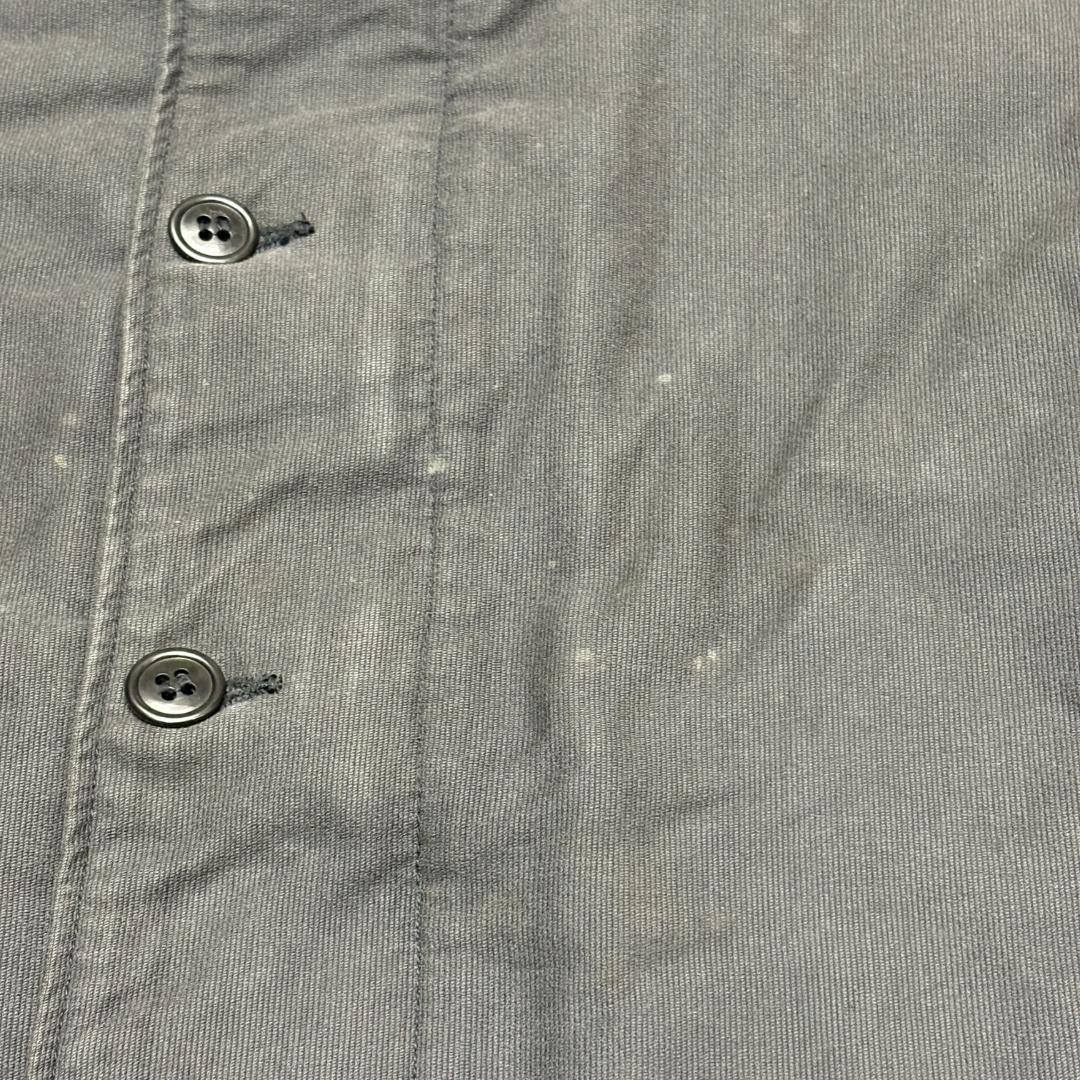 HOUSTON ヒューストン デッキジャケット　N1　黒　IDEALジップ　XL