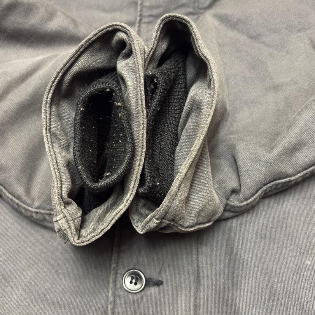 HOUSTON ヒューストン デッキジャケット　N1　黒　IDEALジップ　XL