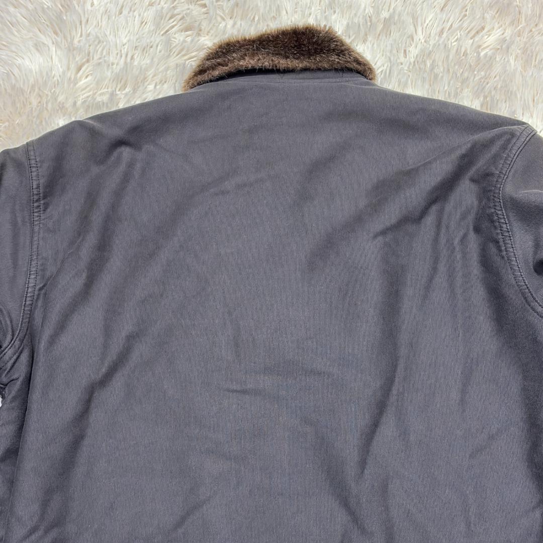 HOUSTON ヒューストン デッキジャケット　N1　黒　IDEALジップ　XL