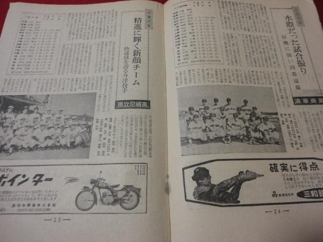 甲子園大会（朝日新聞社）　第38回全国高校野球選手権大会（昭和31年）　選手名鑑