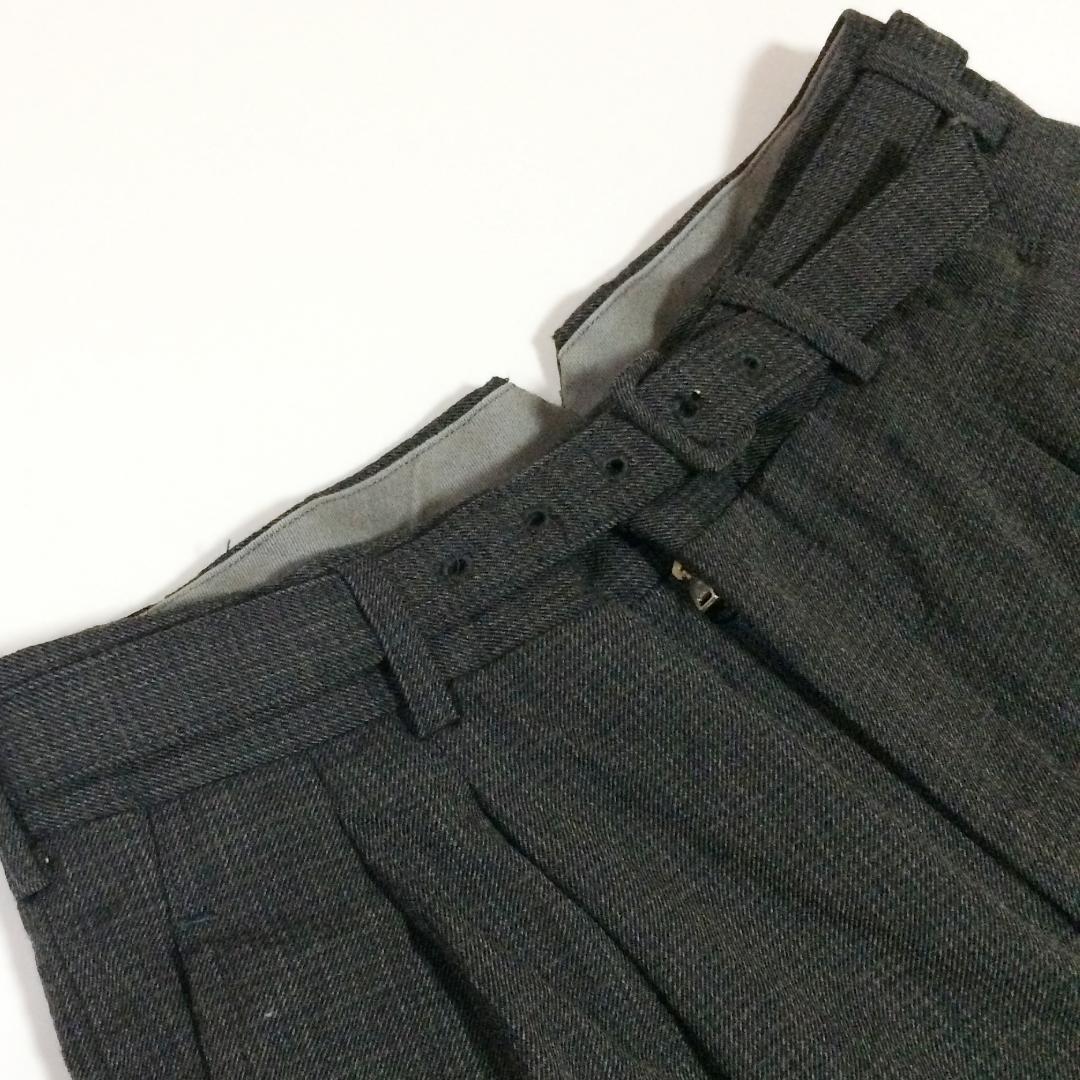 80s コムデギャルソンオム 2タック ウールスラックス M アーカイブ