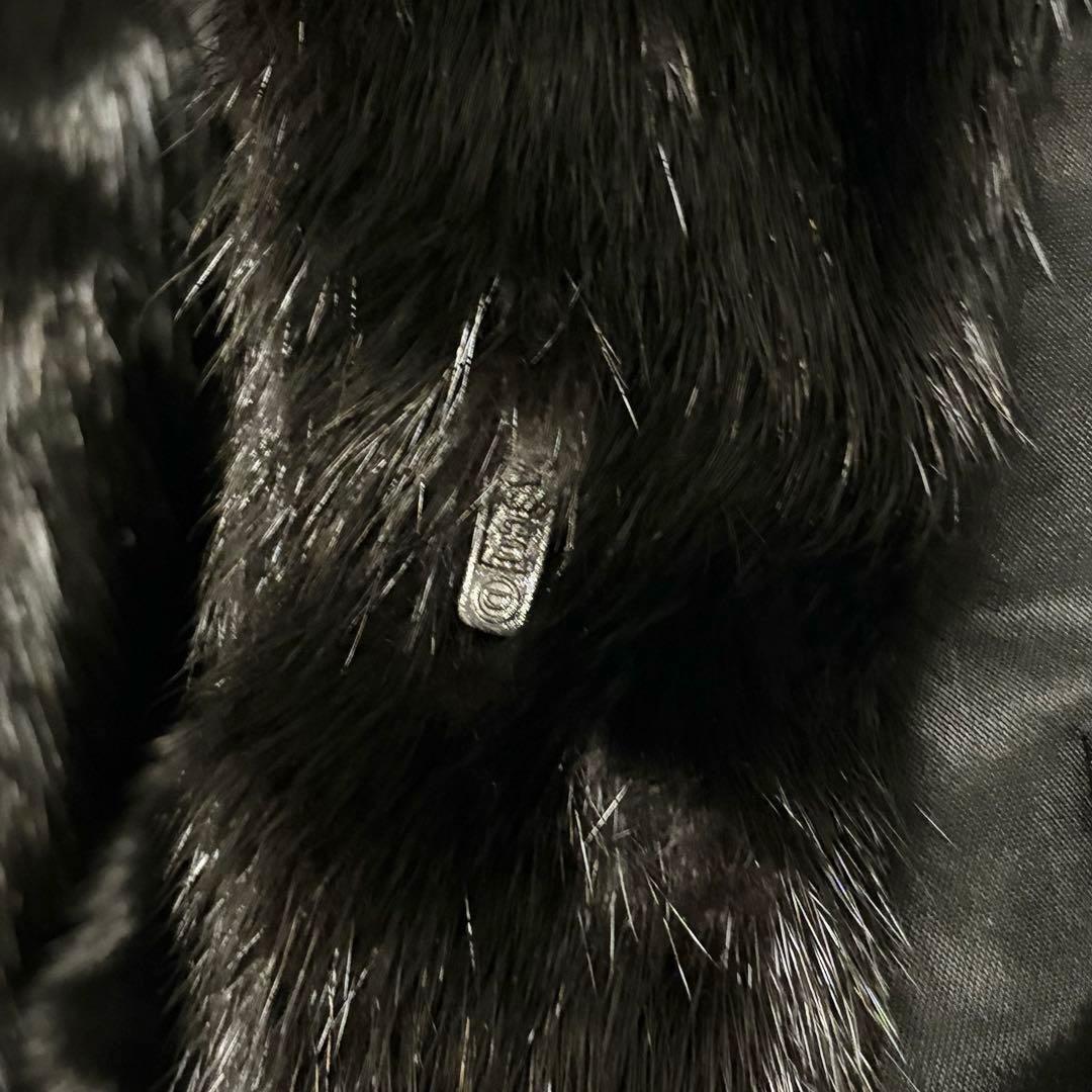 SAGA MINK superb quality ファーコート　ロングコート