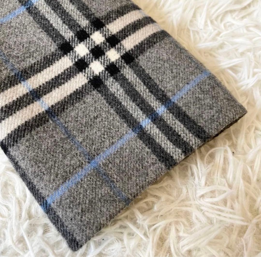 希少✨BURBERRY バーバリー　カシミヤ ノバチェック　コート　11 L