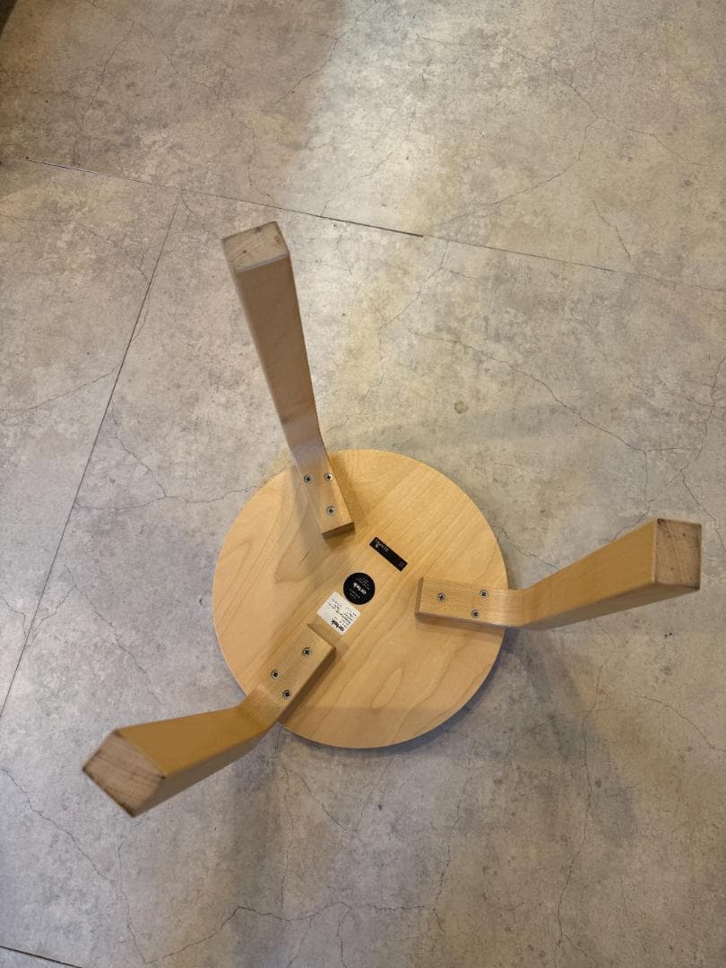 artek　スツール　60　アアルト　三本脚　中古　ナチュラル