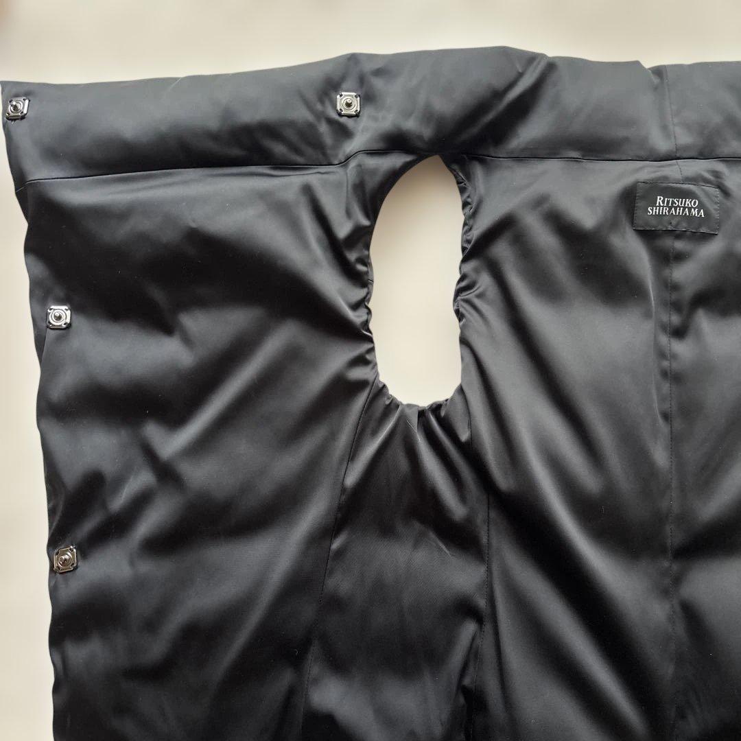 RITSUKO SHIRAHAMA 黒 ダウンベスト　サイズ1 美品