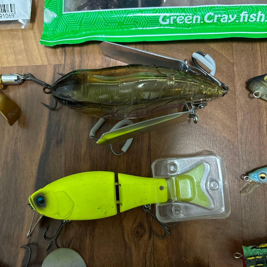 バス釣り引退セット　レイド　メガバス　ノリーズ　デプス　ボトムアップ　ゲーリー