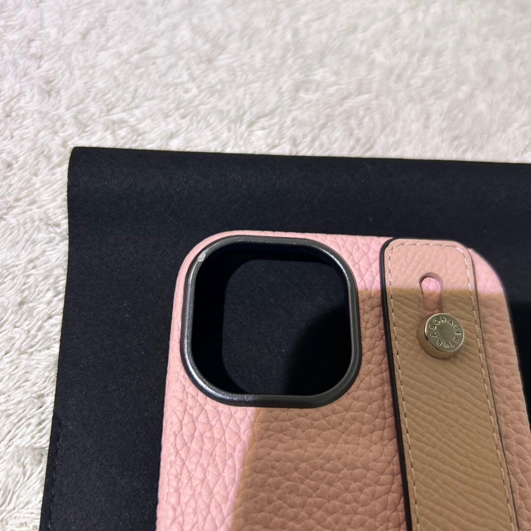極美品　BONAVENTURA ボナペンチュラ　iPhone14 ケース　ピンク