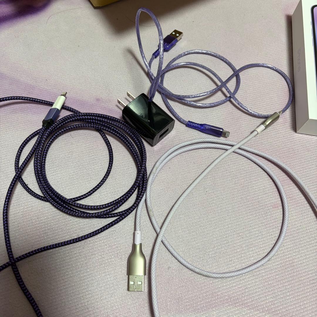 iPhone14 128GB パープル 本体とおまけ