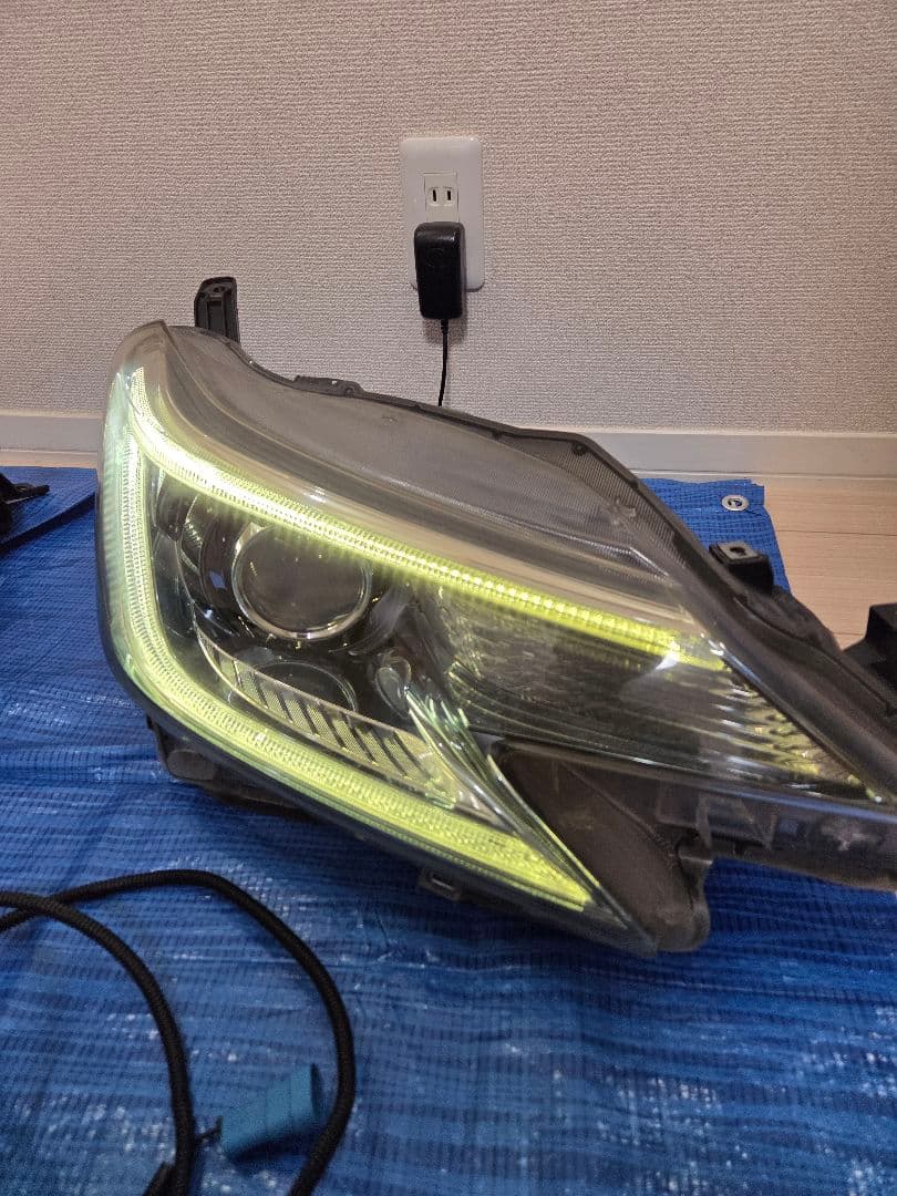 変換カプラーセット マークX 中期 純正 ヘッドライト 左右セット GRX130