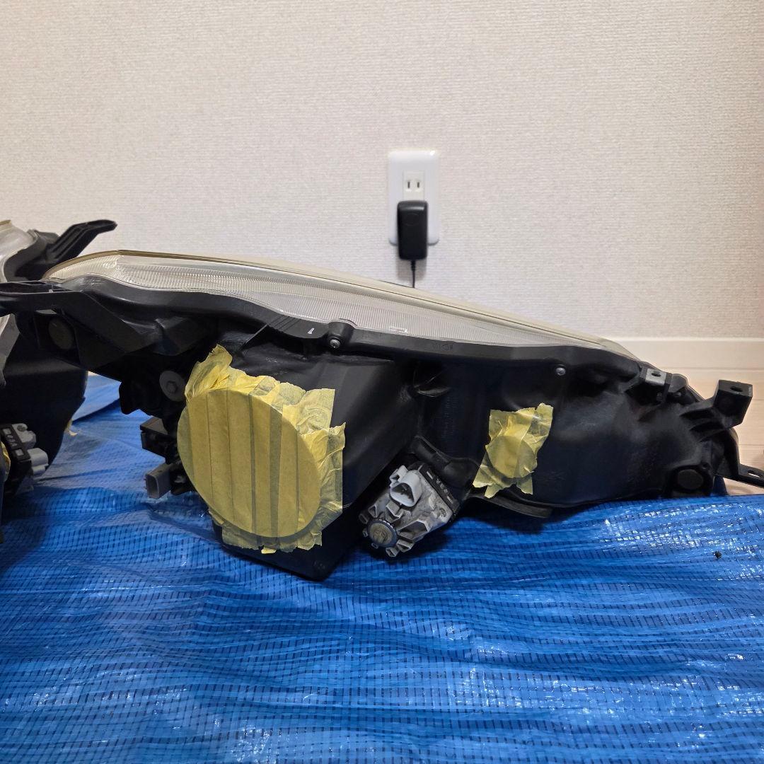 変換カプラーセット マークX 中期 純正 ヘッドライト 左右セット GRX130