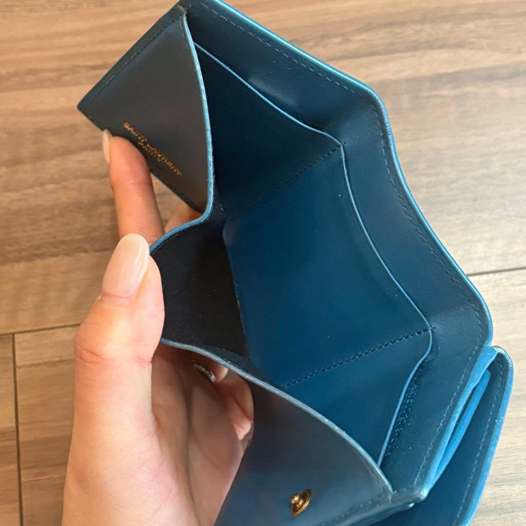 サンローラン　SAINT LAURENT 三つ折り財布　レア品