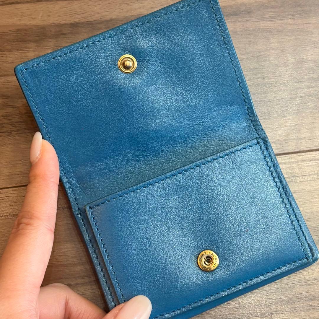 サンローラン　SAINT LAURENT 三つ折り財布　レア品