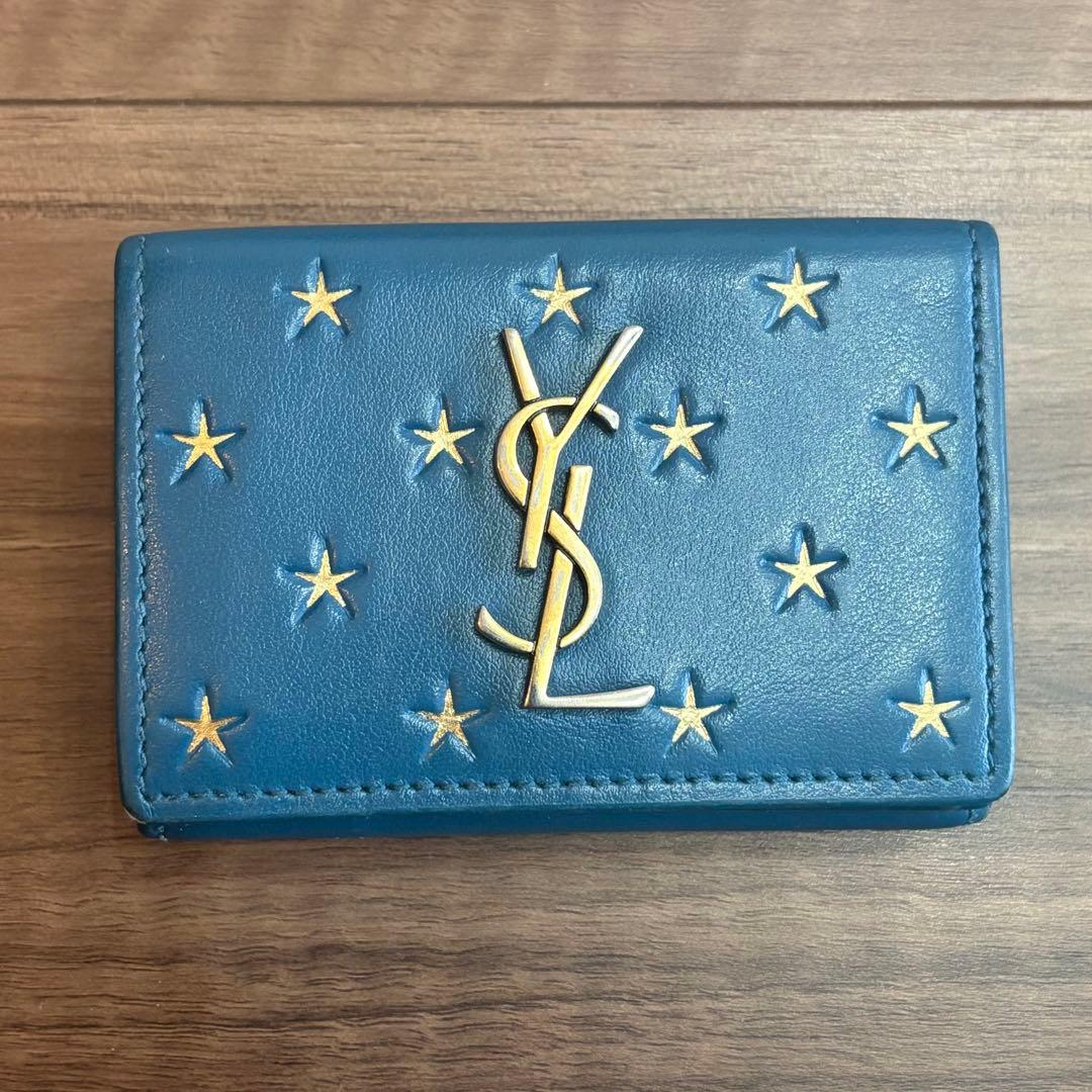 サンローラン　SAINT LAURENT 三つ折り財布　レア品