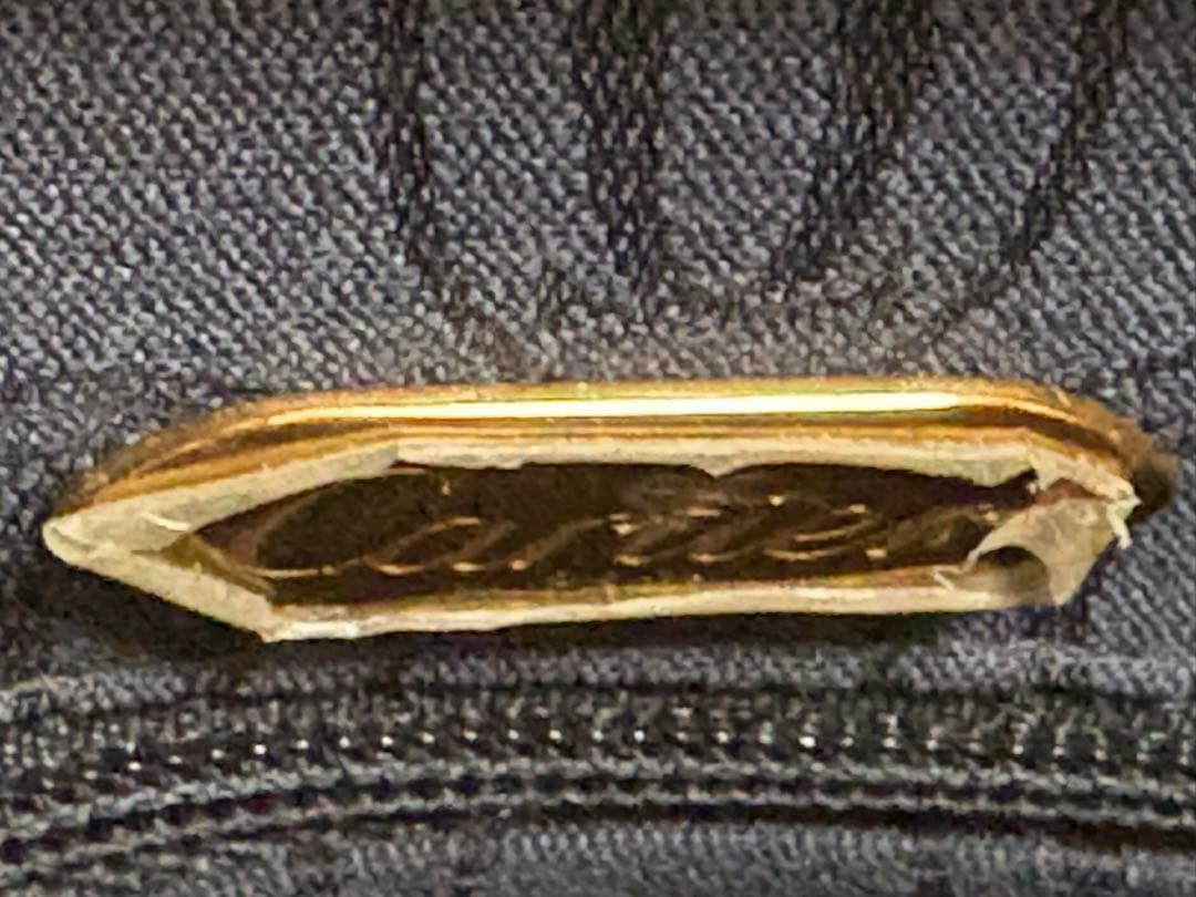 カルティエ サファイアライン ショルダーバッグ ネイビー