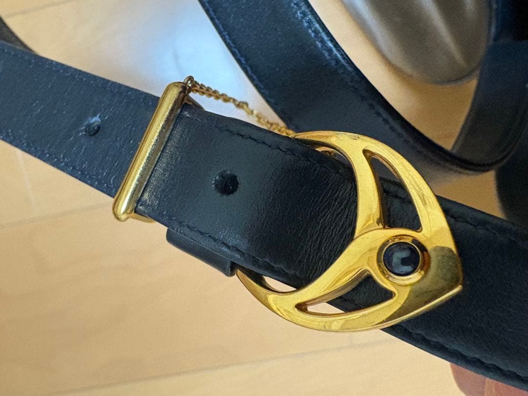 カルティエ サファイアライン ショルダーバッグ ネイビー