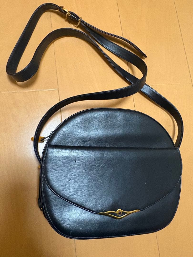 カルティエ サファイアライン ショルダーバッグ ネイビー