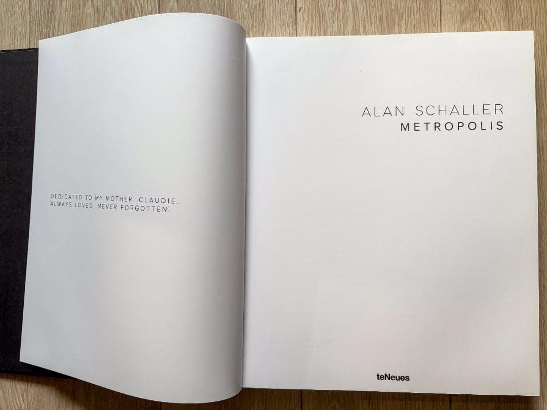 Alan Schaller Metropolis 写真集