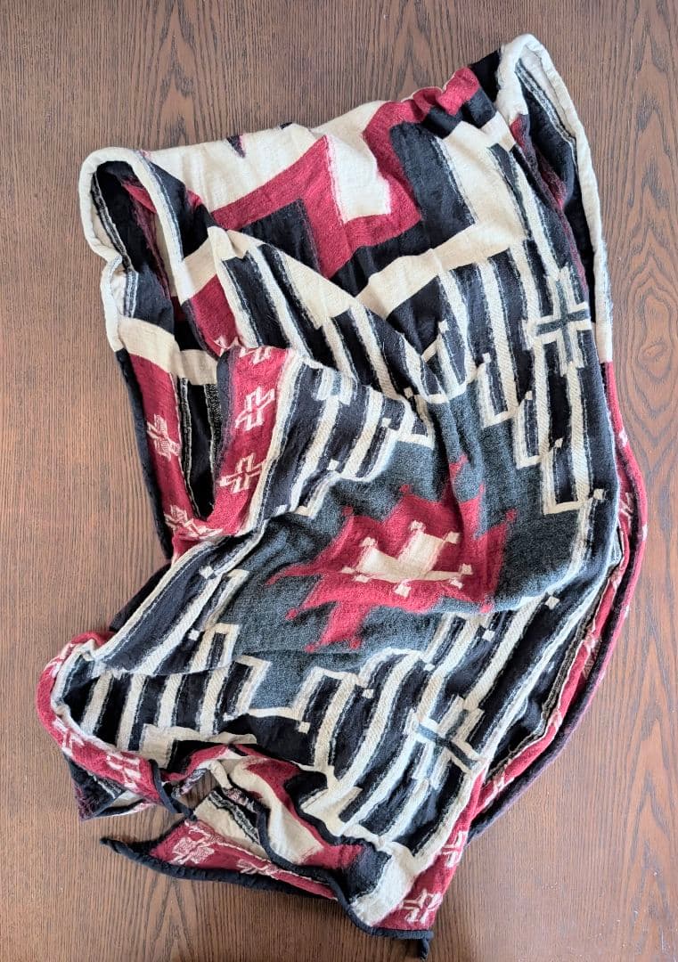 KAPITAL 縮絨ウール \"Alaska-Raven\" マフラー 美品