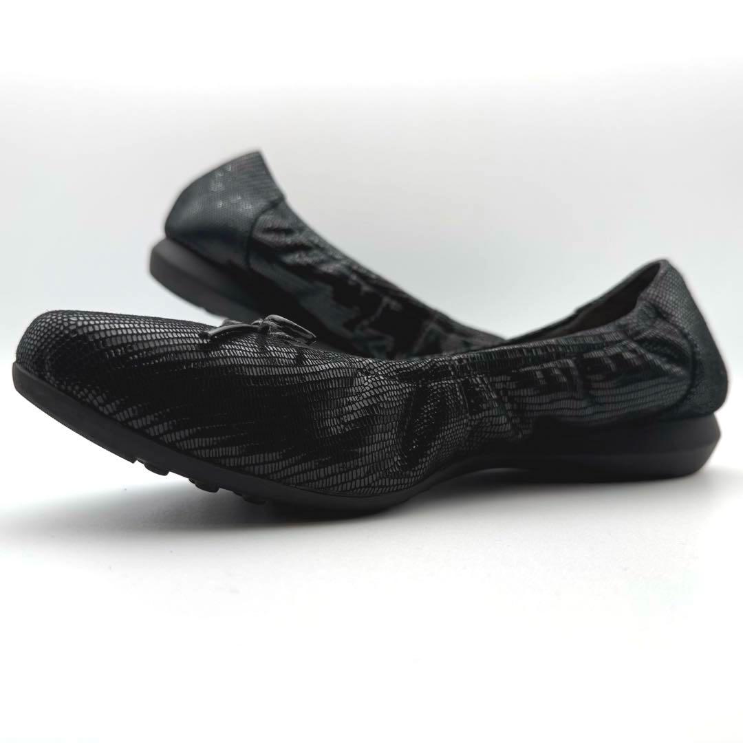 卑弥呼 HIMIKO ふかふかスニーカーパンプス 黒 24.5