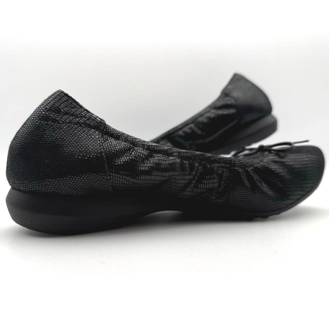 卑弥呼 HIMIKO ふかふかスニーカーパンプス 黒 24.5