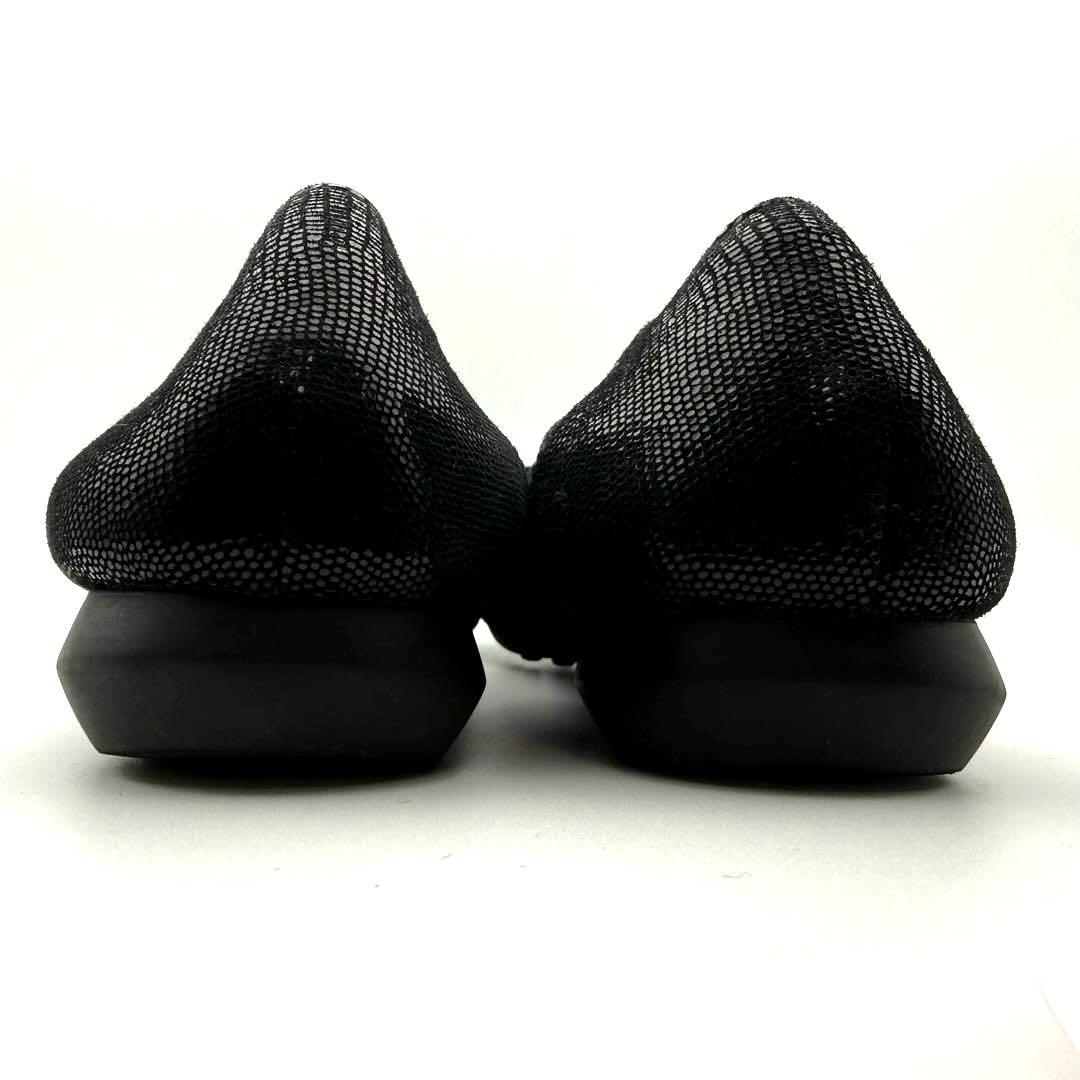 卑弥呼 HIMIKO ふかふかスニーカーパンプス 黒 24.5