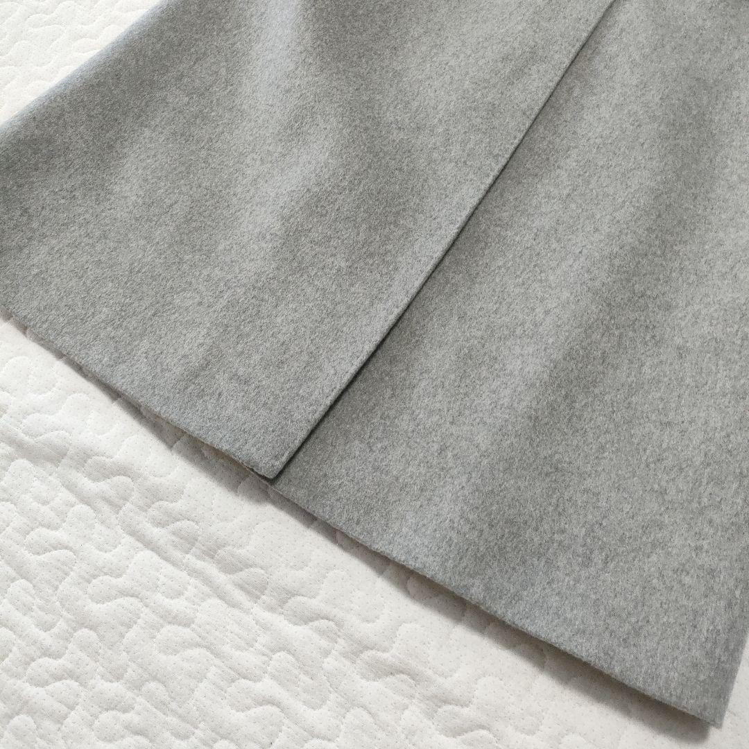 極美品✨オースチンリード　カシミヤ100％　スタンドカラーコート　グレー　36