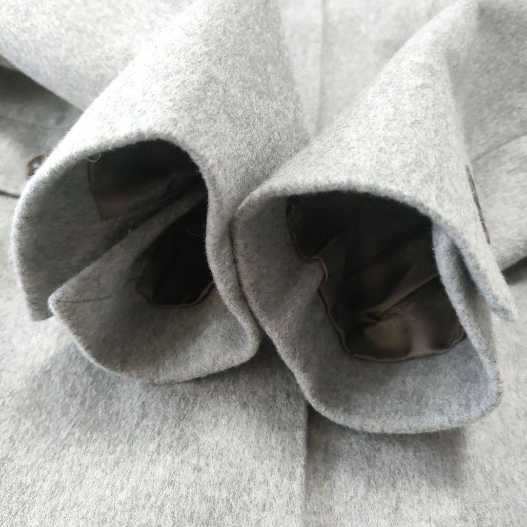 極美品✨オースチンリード　カシミヤ100％　スタンドカラーコート　グレー　36