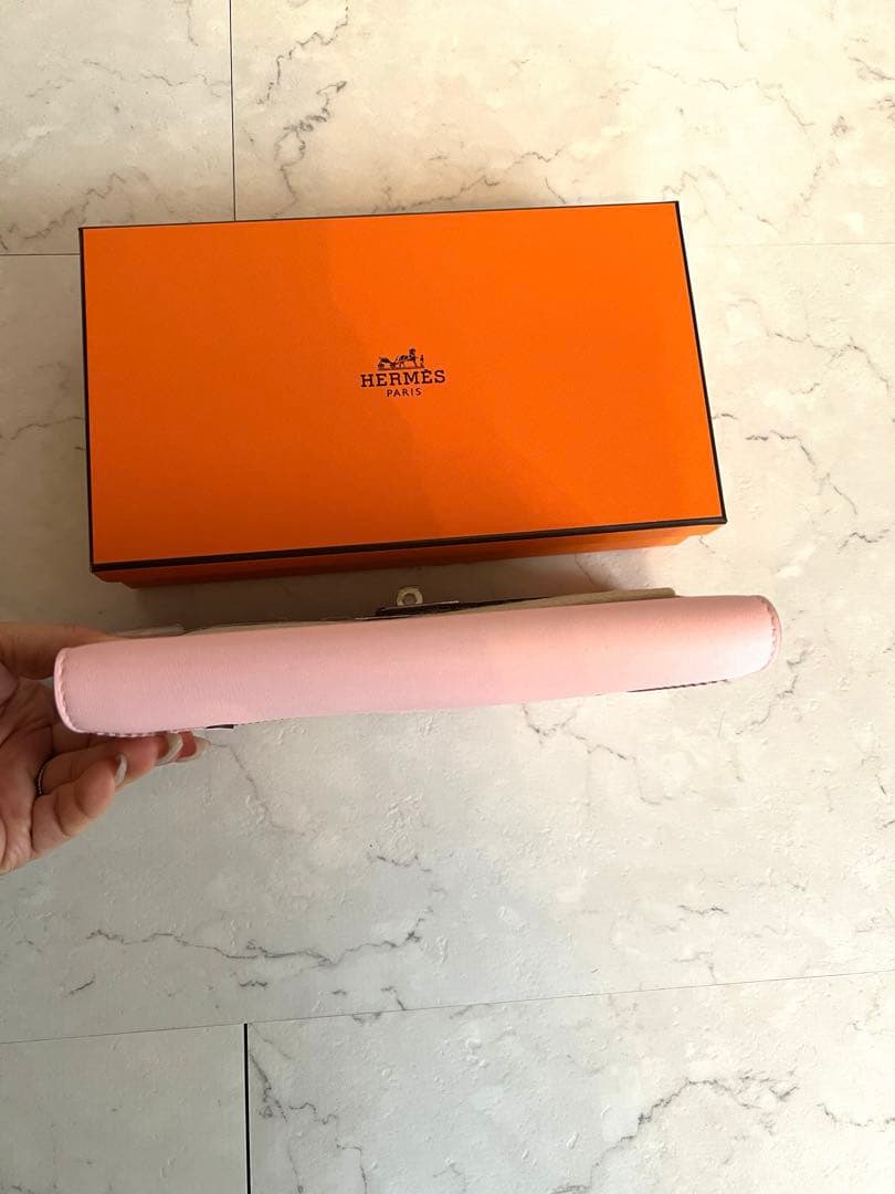 HERMES 【新品・未使用品】エルメス ケリーウォレット ギリーズローズサクラ