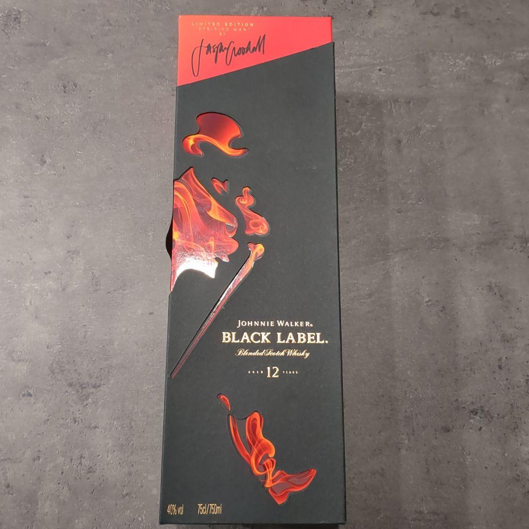 【希少】ジョニーウォーカー　ブラックラベル12年【デザインアワード受賞】