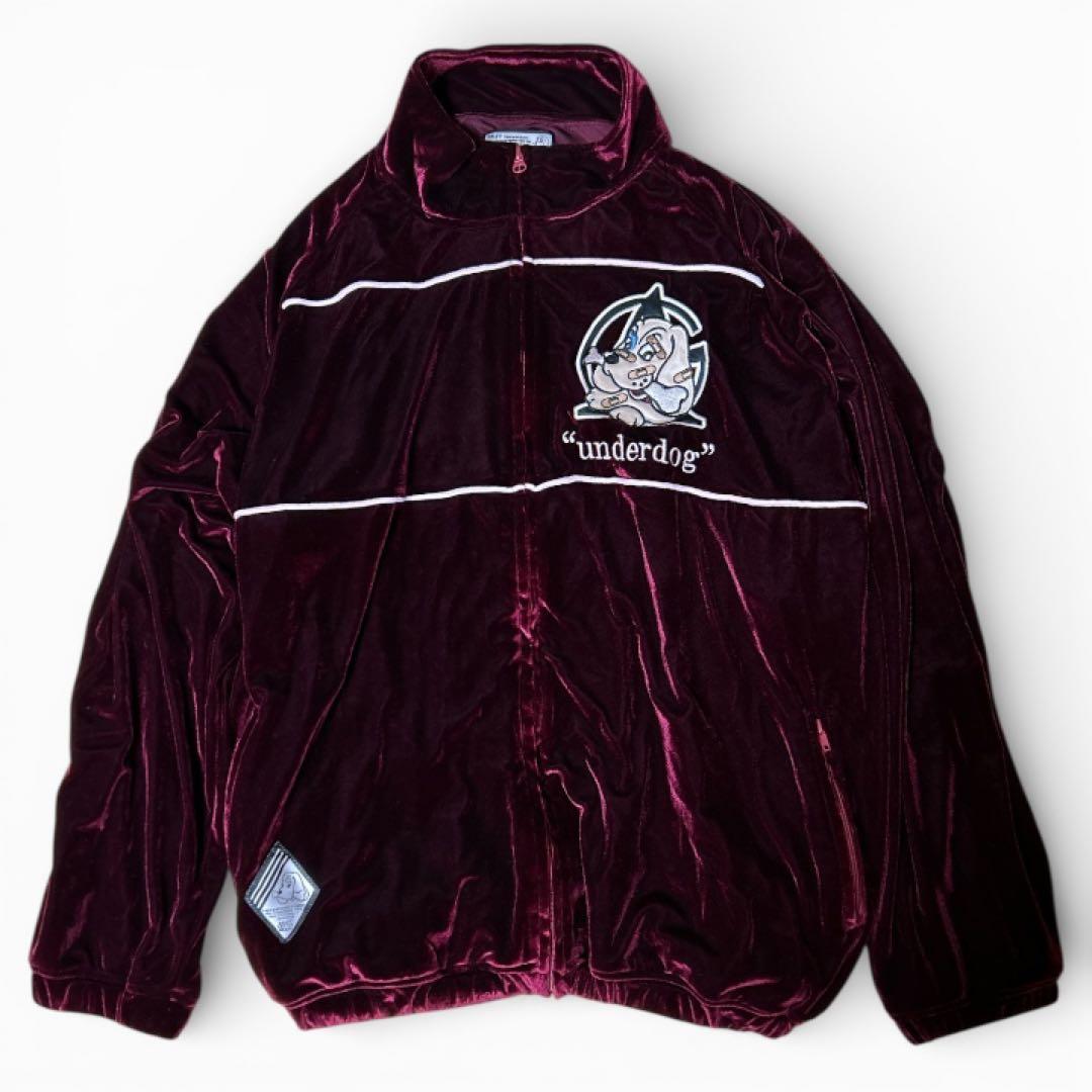 美品 GALFY ガルフィー ベロア セットアップ ジャージ レッド ボルドー