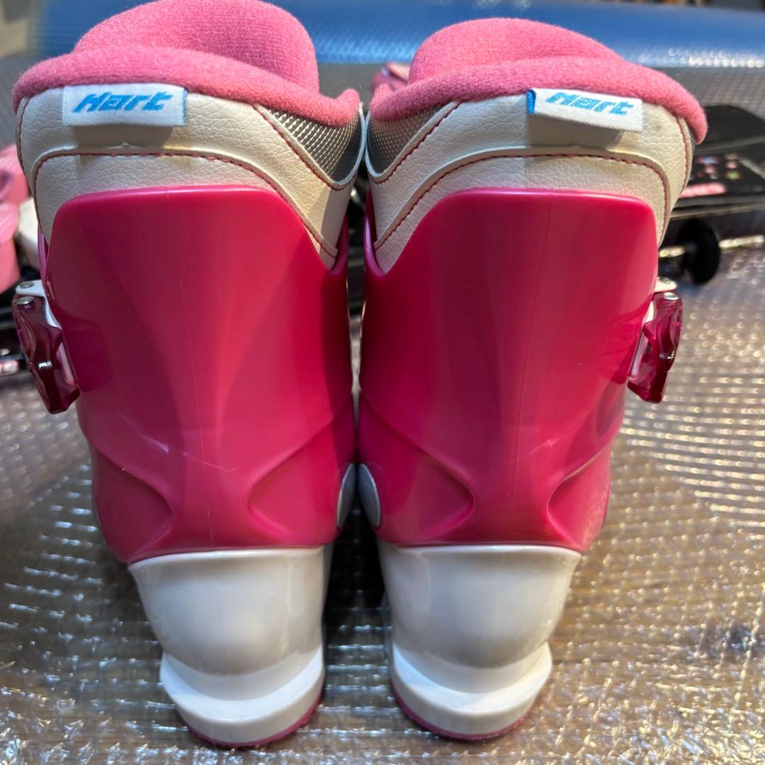 女の子　ジュニアスキーセット　ピュアコンシャス 110cm20cm ストック付