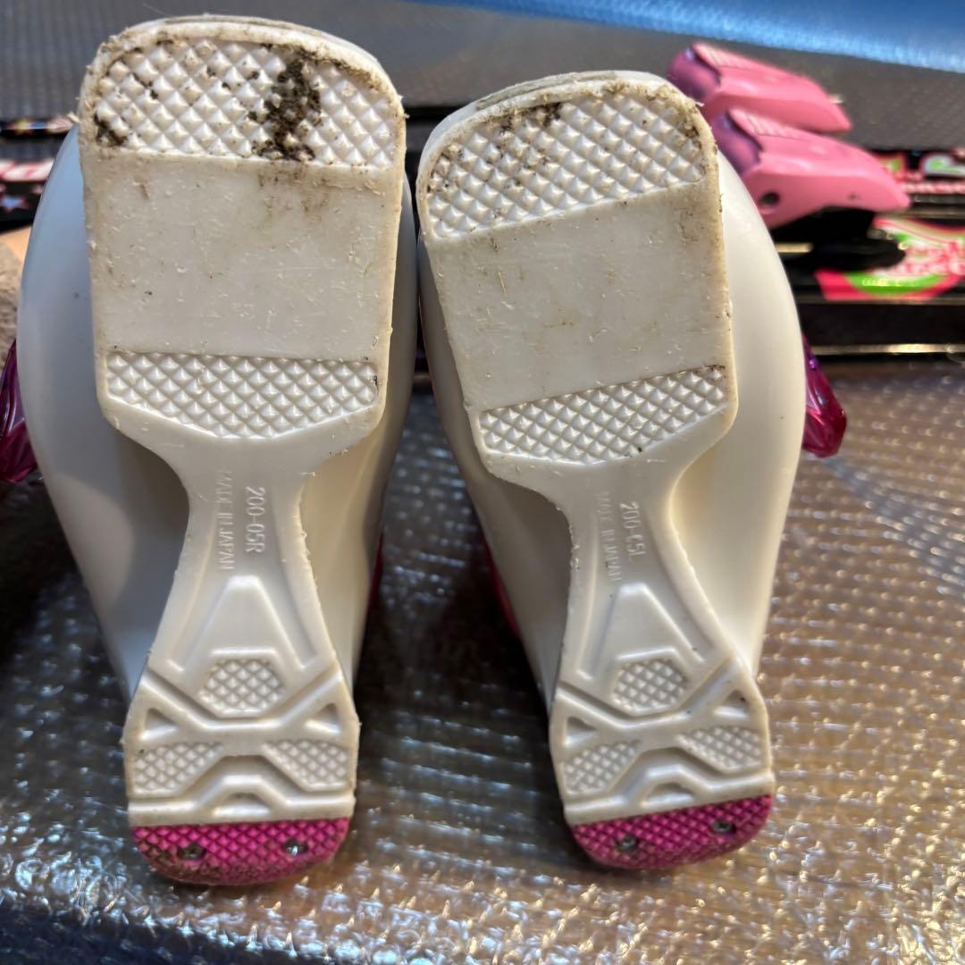 女の子　ジュニアスキーセット　ピュアコンシャス 110cm20cm ストック付