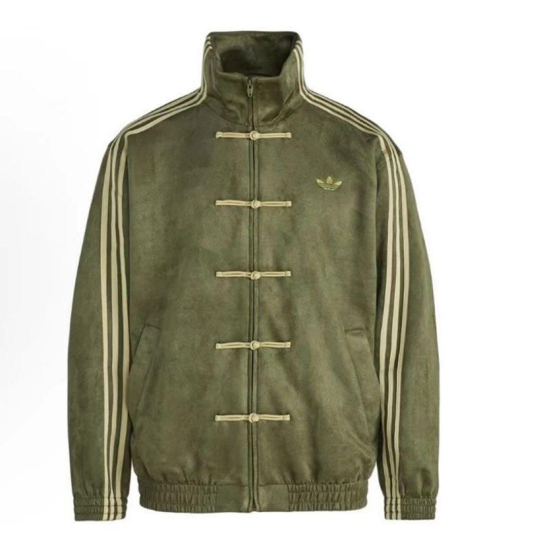 adidasアディダス 中国限定 蛇年トラックジャケット緑　Lサイズ”