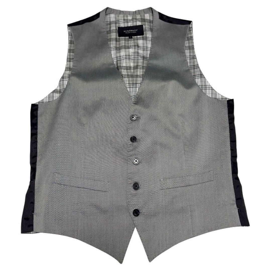 【美品】BURBERRY BLACK LABEL スーツ3ピース Lサイズ